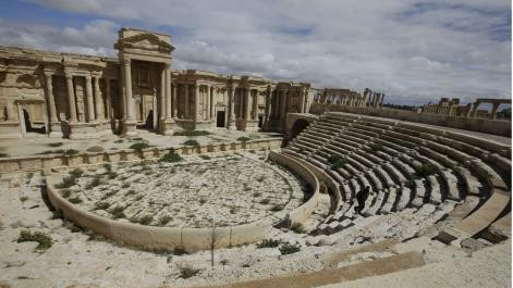 Syria army battles Islamic State outside Palmyra - ảnh 1